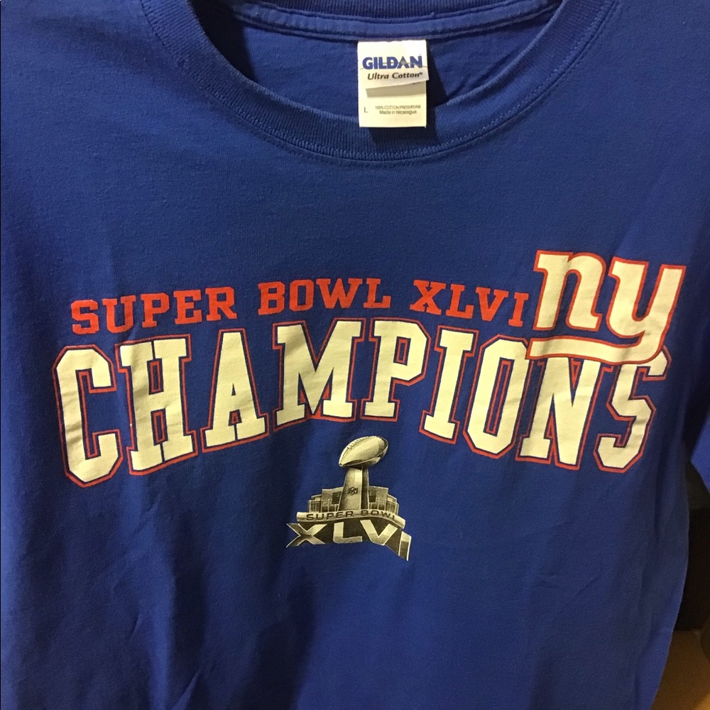 NY Giants Champions T Shirt